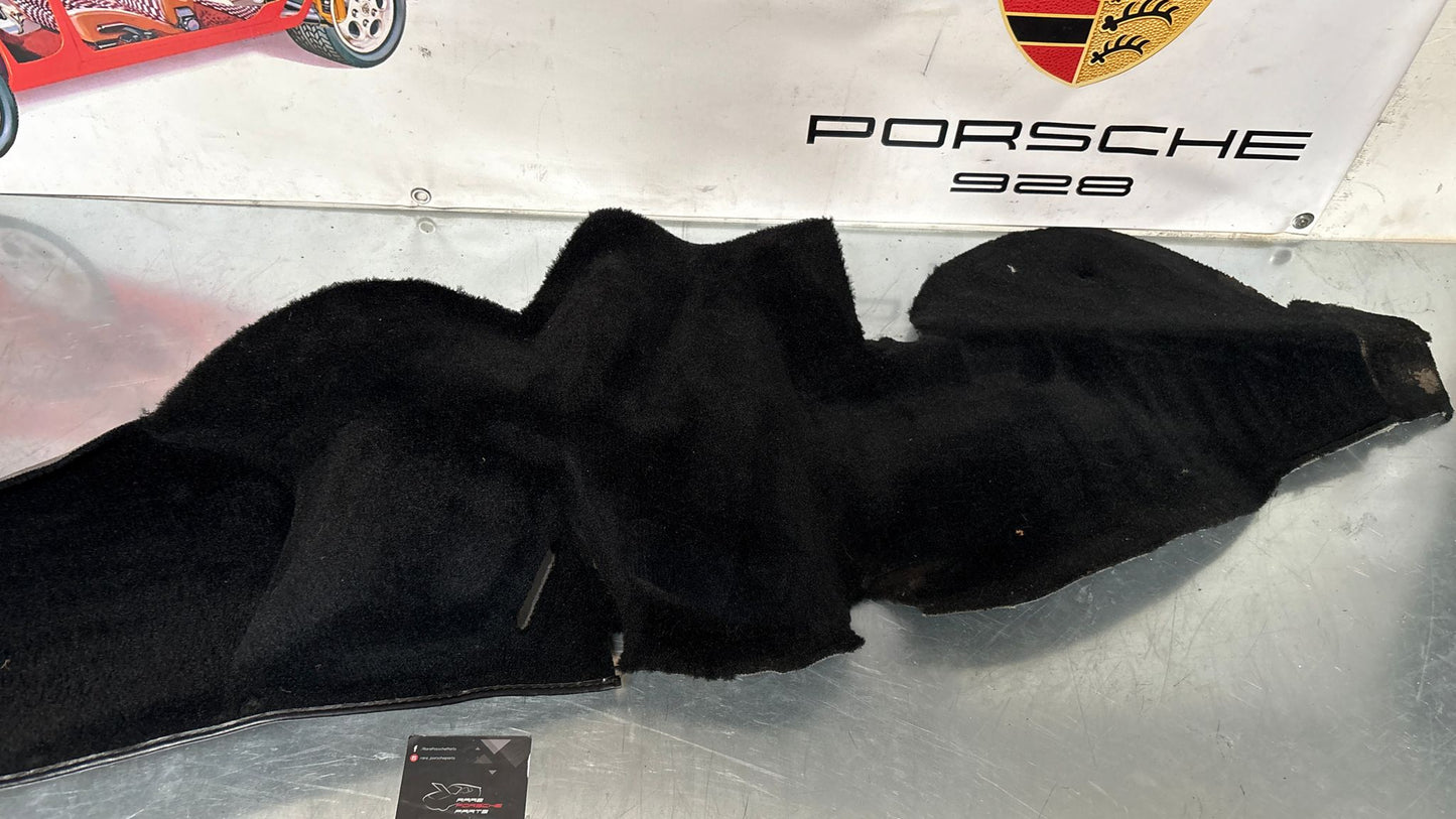 Porsche 924S 944 85.5- side trim panel, right, O/S black 94455508402 used  Built in seat belt type
