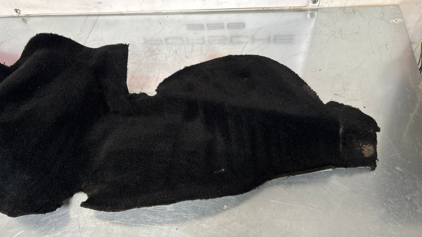 Porsche 924S 944 85.5- side trim panel, right, O/S black 94455508402 used  Built in seat belt type