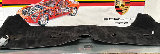 Porsche 944 85.5- RHD rear floor carpet, black, 94555507100, used