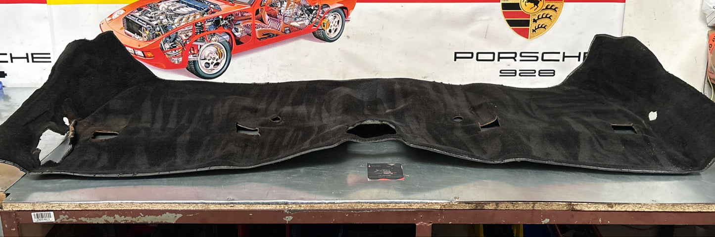Porsche 944 85.5- RHD rear floor carpet, black, 94555507100, used