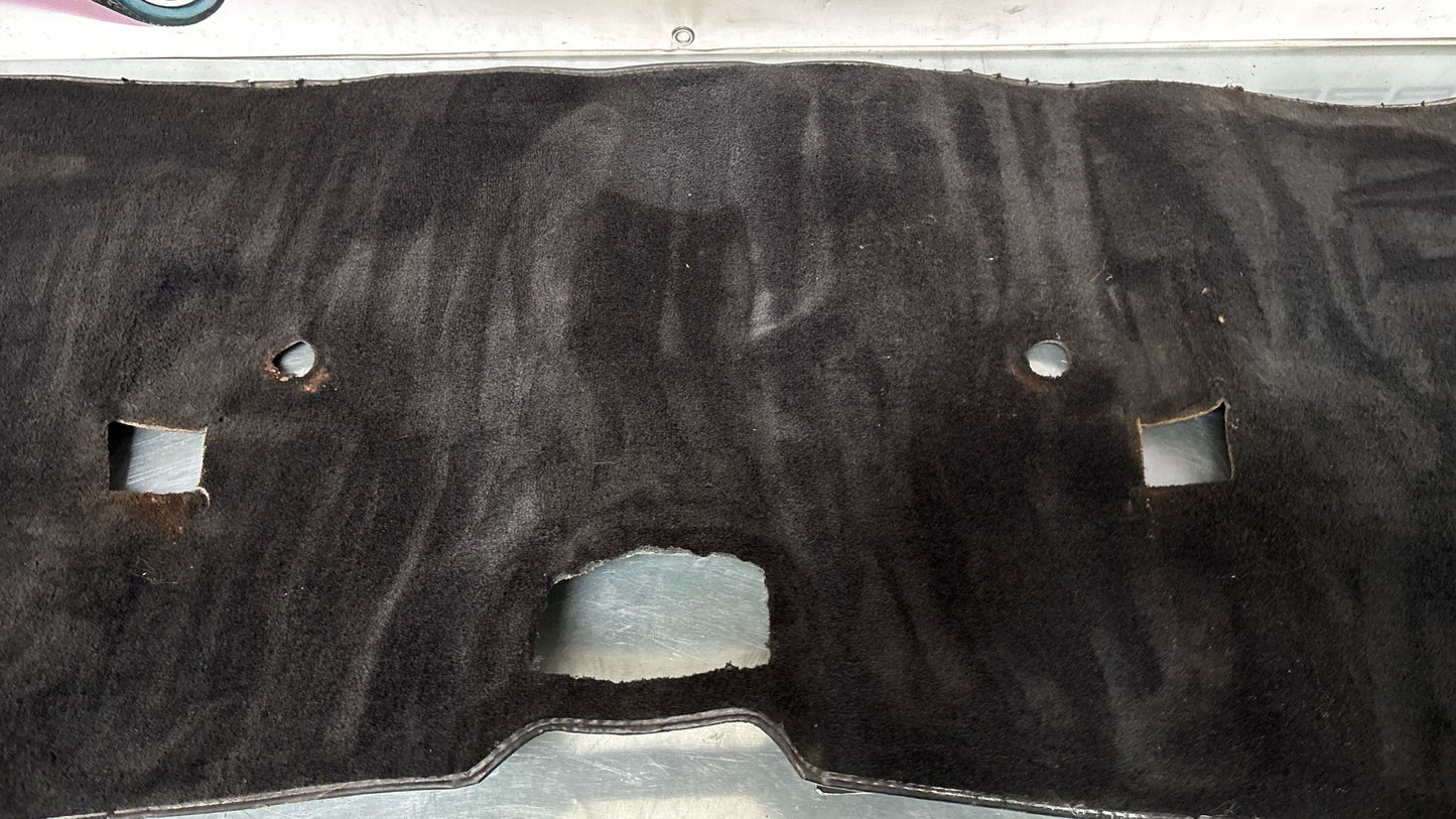 Porsche 944 85.5- RHD rear floor carpet, black, 94555507100, used