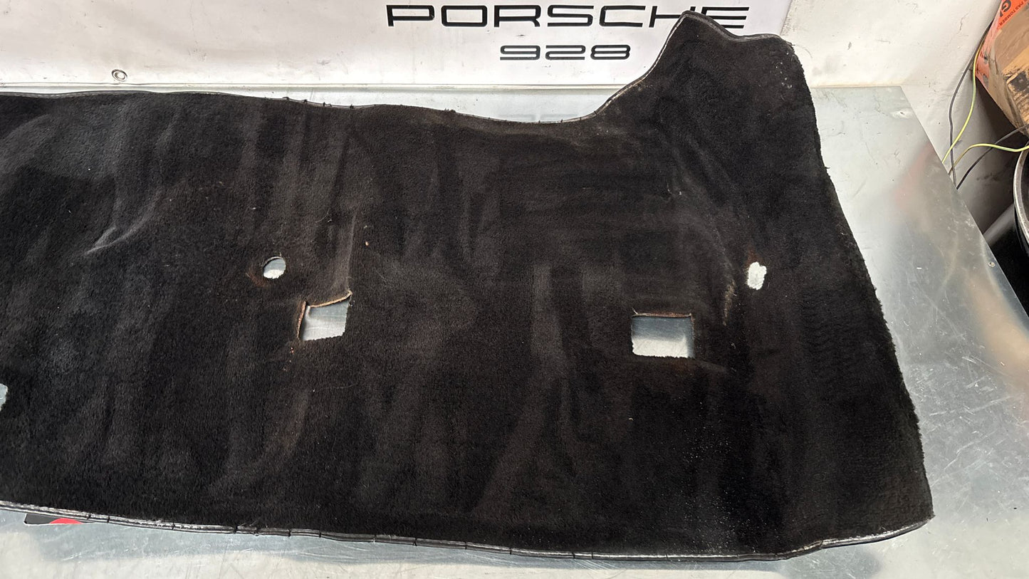 Porsche 944 85.5- RHD rear floor carpet, black, 94555507100, used