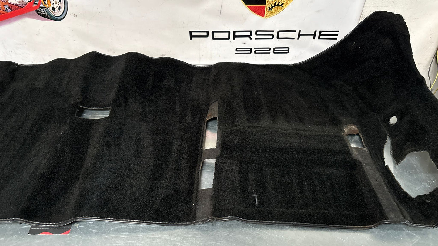 Porsche 944 85.5- LHD rear floor carpet, black, 94455507102, used