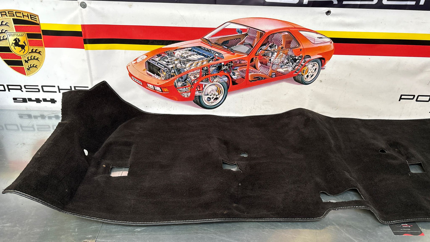 Porsche 944 85.5- LHD rear floor carpet, black, 94455507102, used