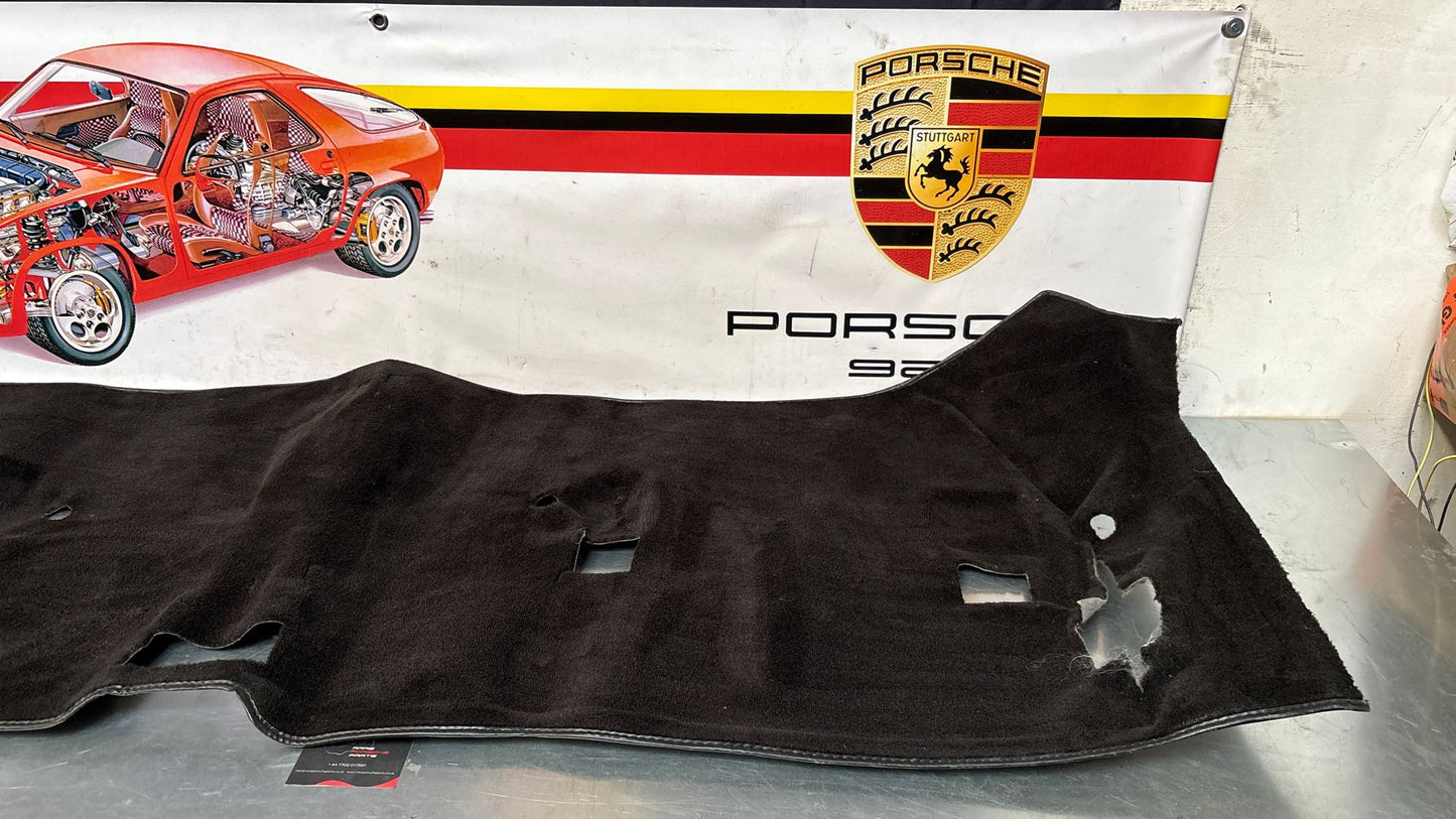 Porsche 944 85.5- LHD rear floor carpet, black, 94455507102, used