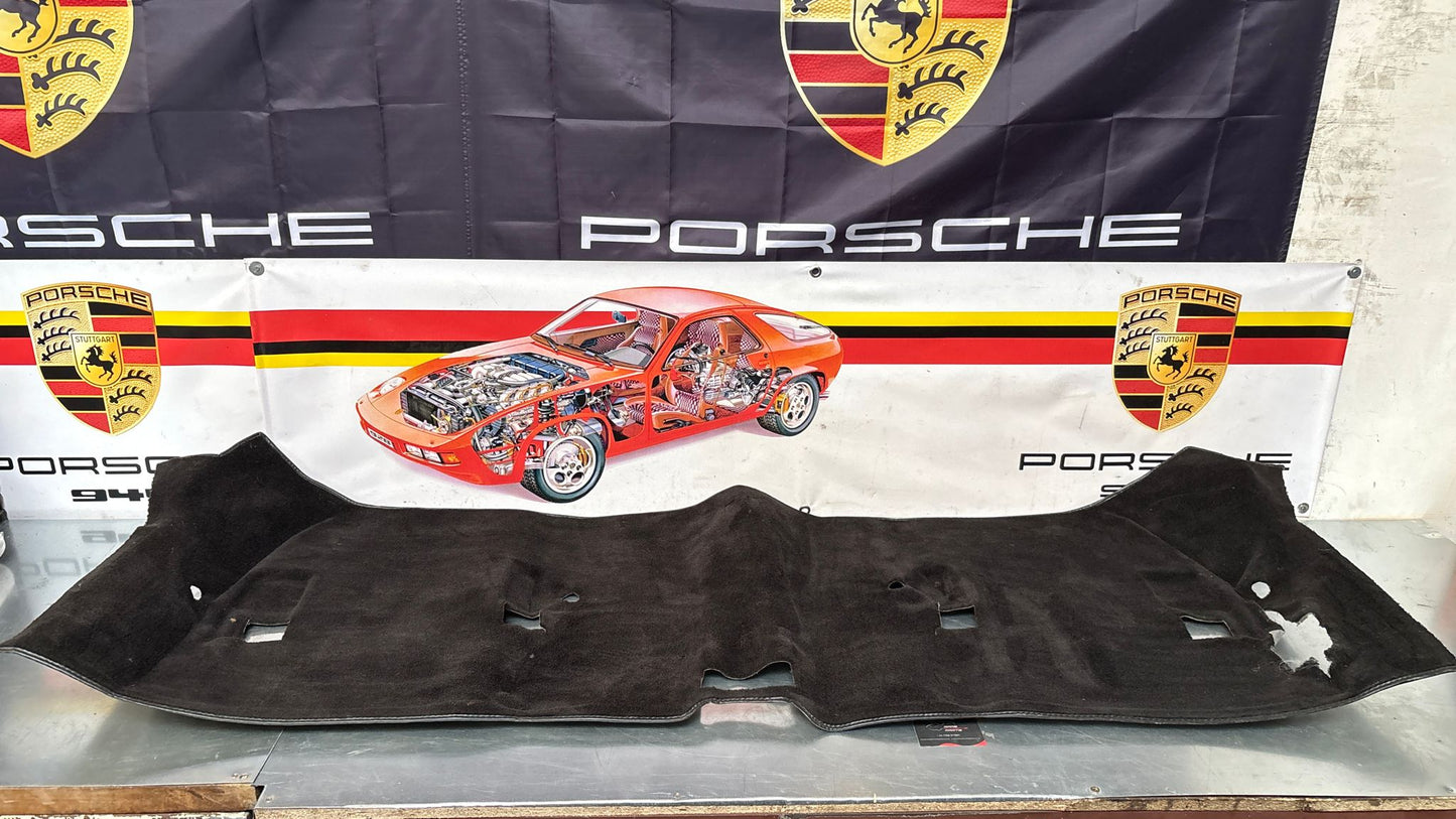 Porsche 944 85.5- LHD rear floor carpet, black, 94455507102, used