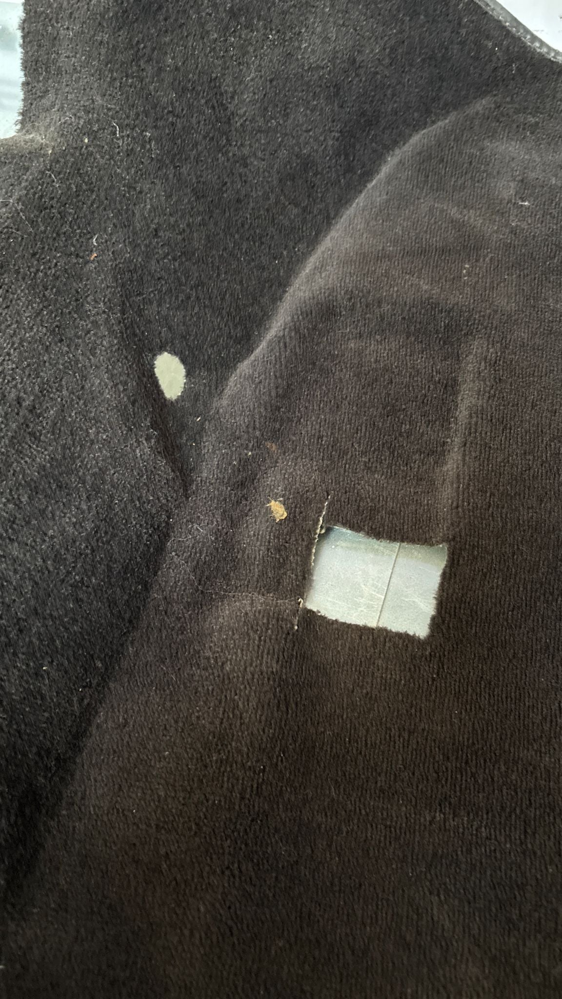 Porsche 944 85.5- LHD rear floor carpet, black, 94455507102, used