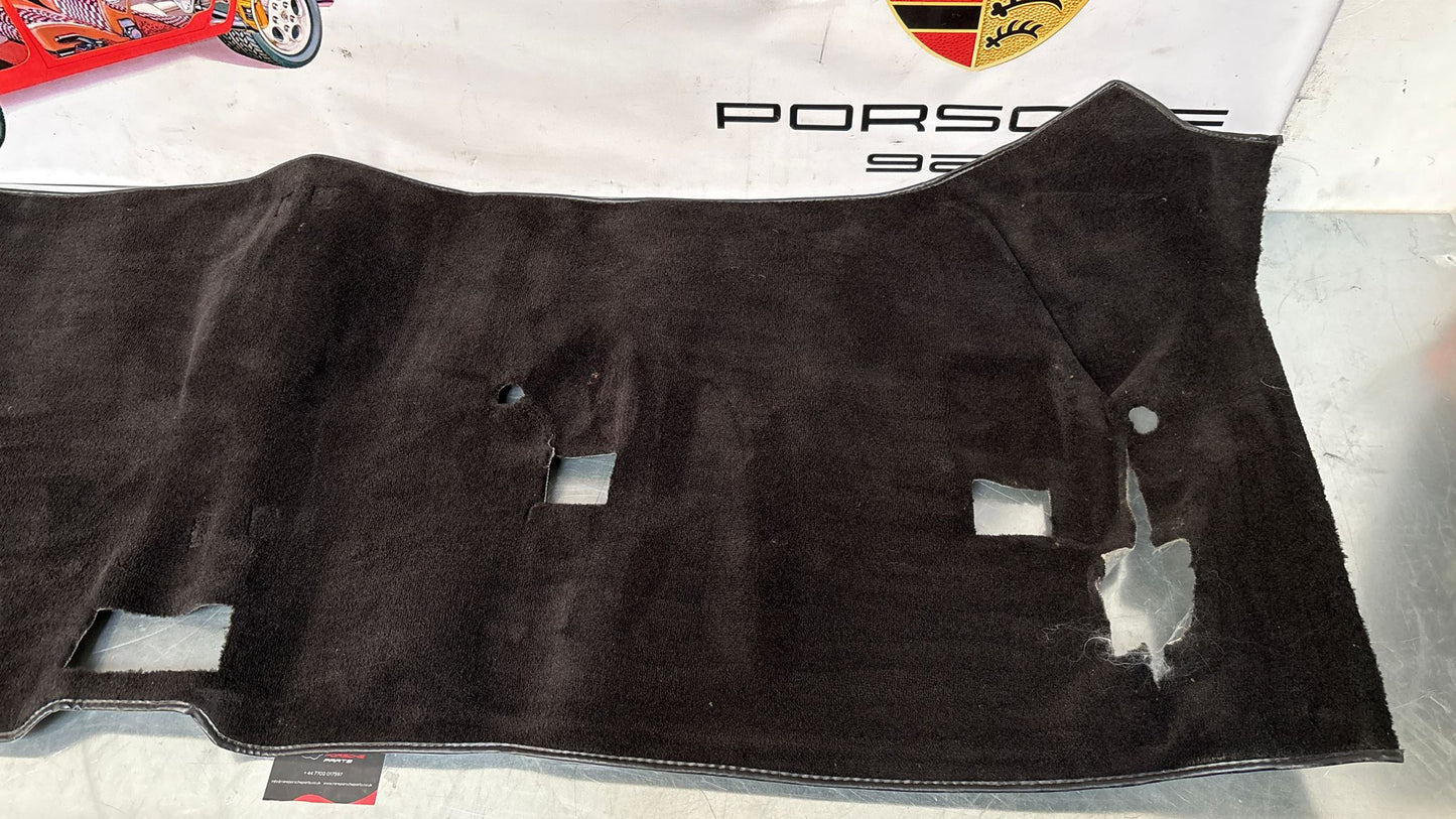 Porsche 944 85.5- LHD rear floor carpet, black, 94455507102, used