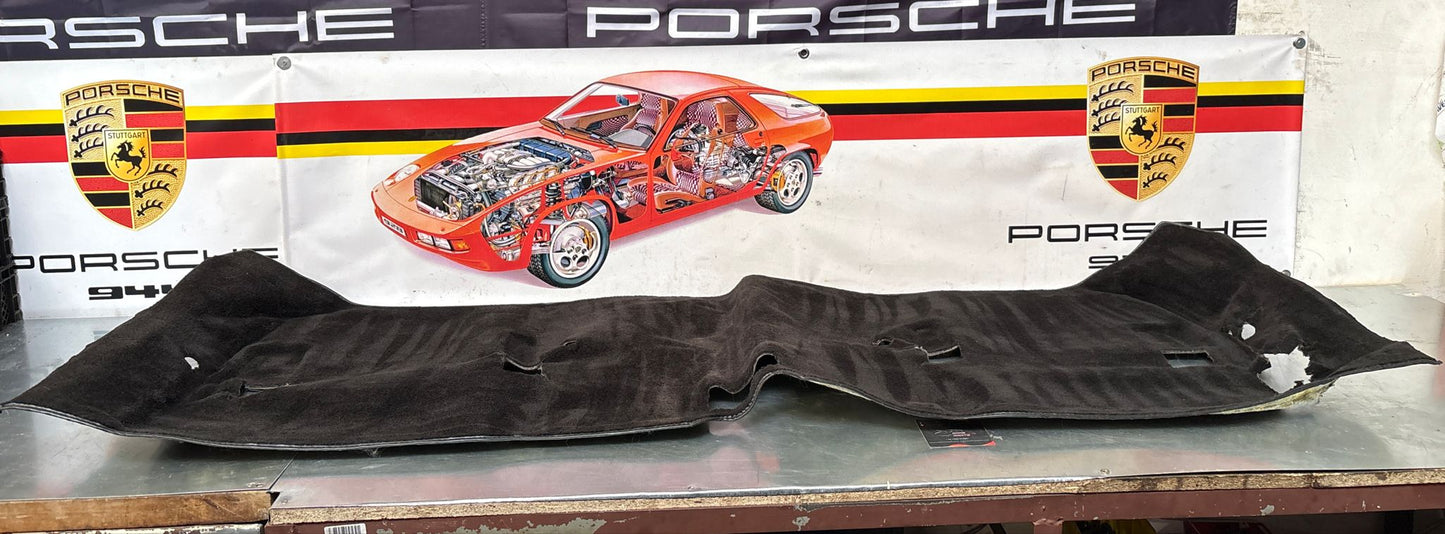 Porsche 944 85.5- LHD rear floor carpet, black, 94455507102, used