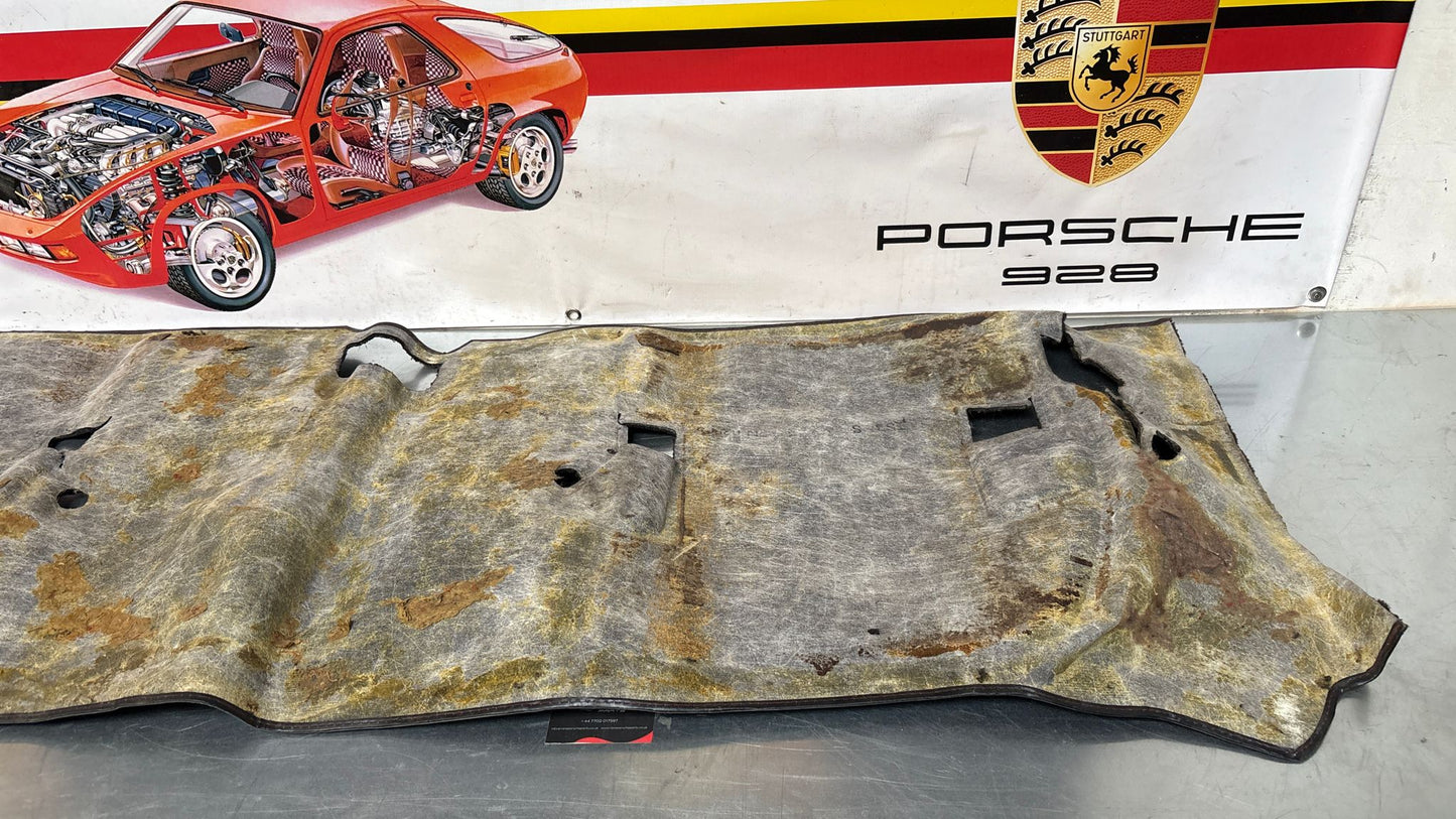 Porsche 944 85.5- LHD rear floor carpet, black, 94455507102, used