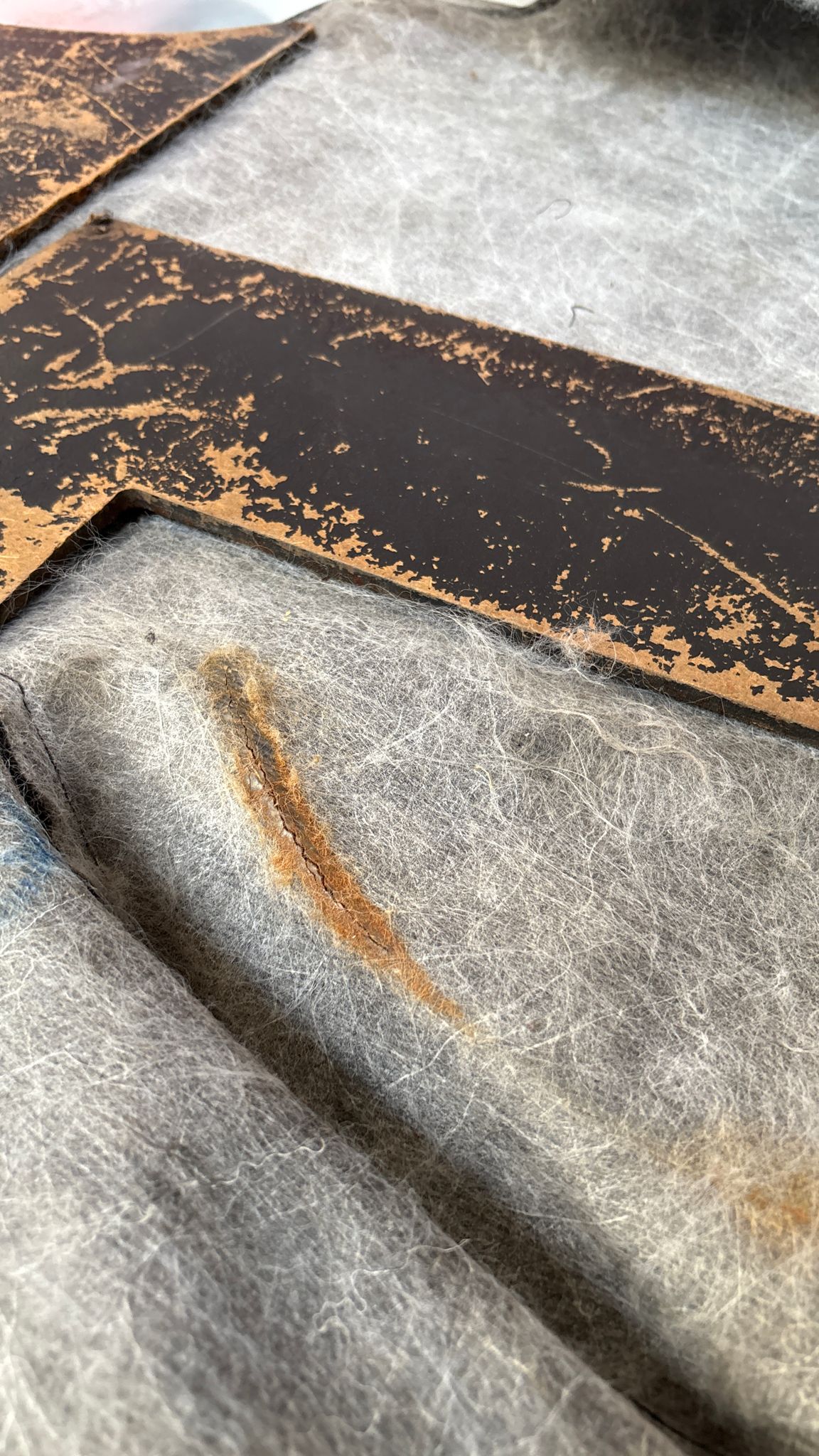 Porsche 924 944 -85.5 boot carpet, black, 94555506303 used, space saver wheel type