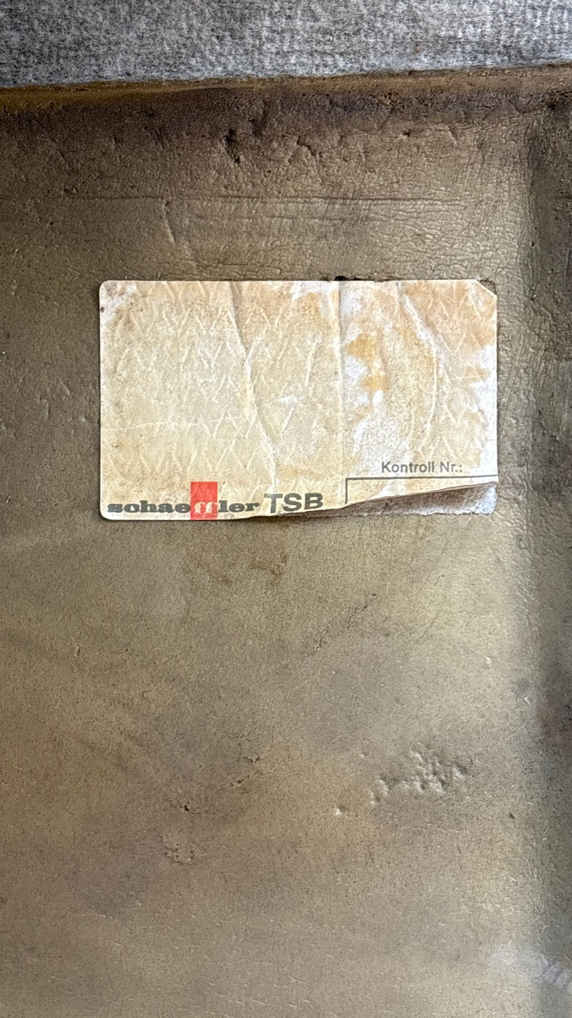 Porsche 924S 944 85.5- boot carpet, black, 94555506303 used, space saver wheel type