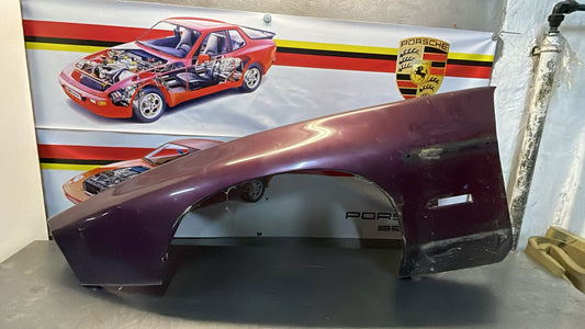 Porsche 928 S4 GT front left wing, used, 92850301111