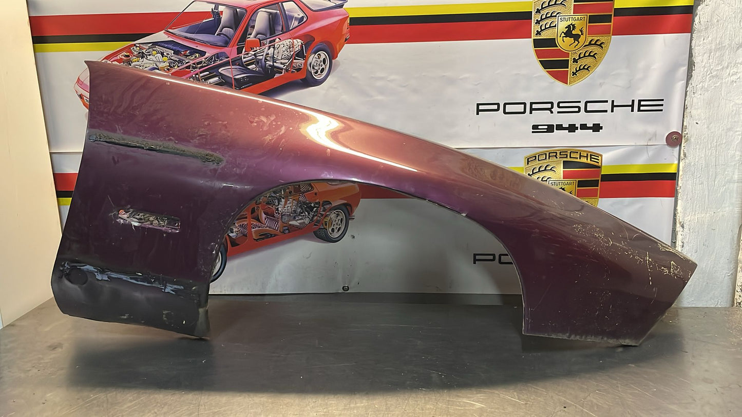 Porsche 928 S4 GT front right wing, used, 92850301211