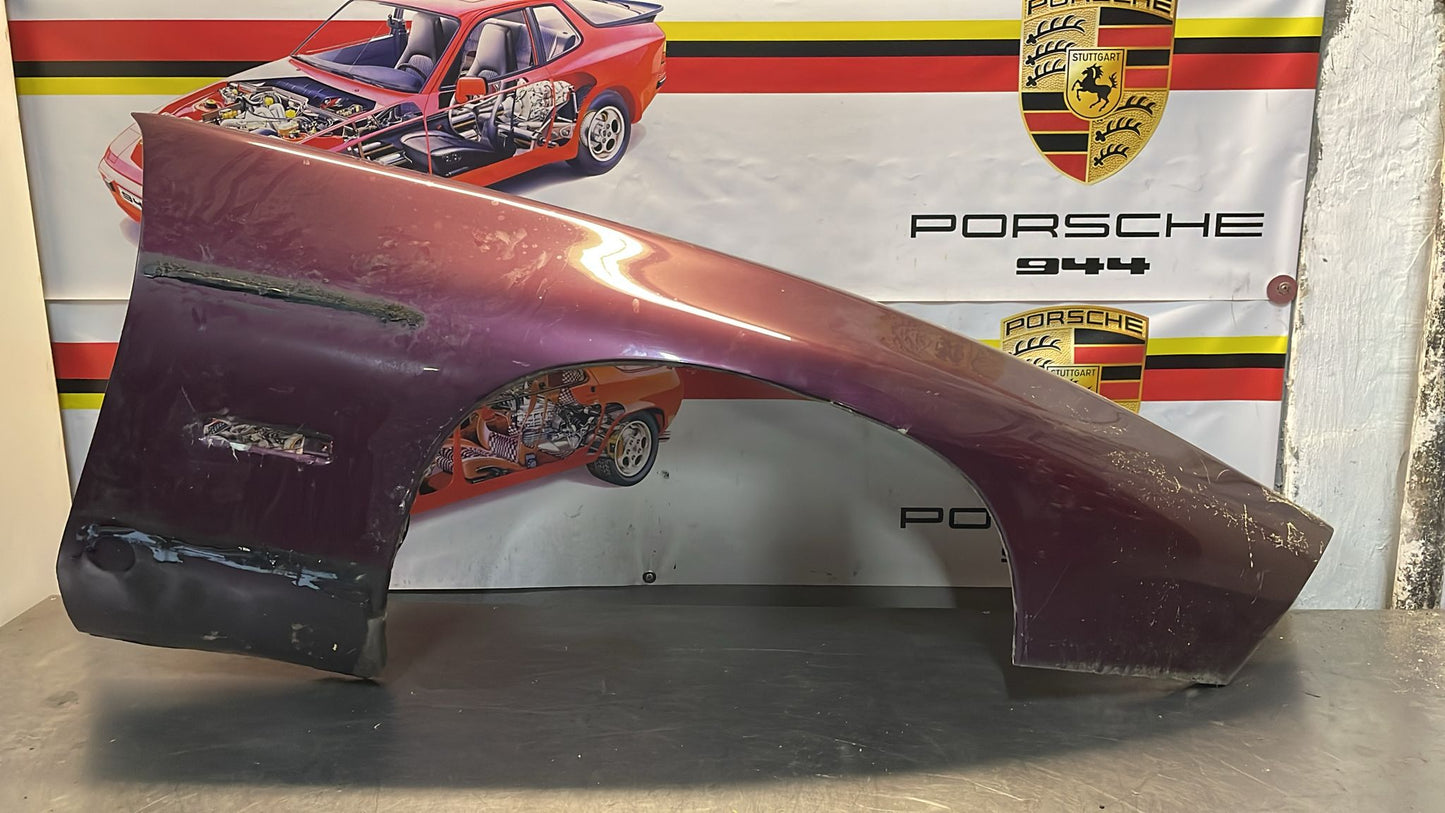 Porsche 928 S4 GT front right wing, used, 92850301211