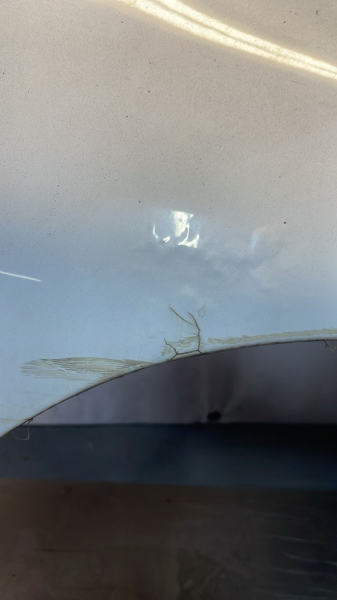 Porsche 928 S4 GT front right wing, used, 92850301211