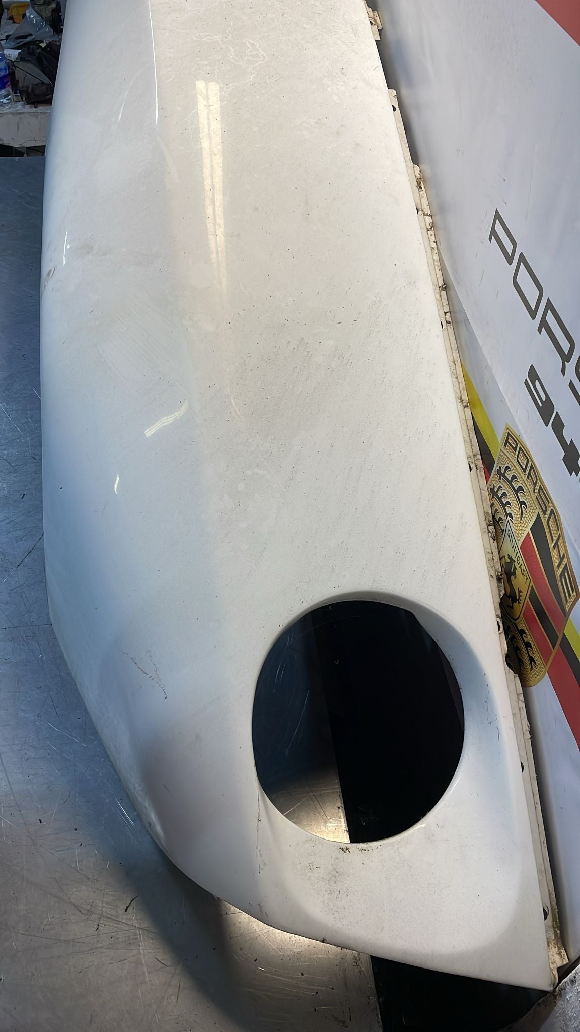 Porsche 928 S4 GT front right wing, used, 92850301211