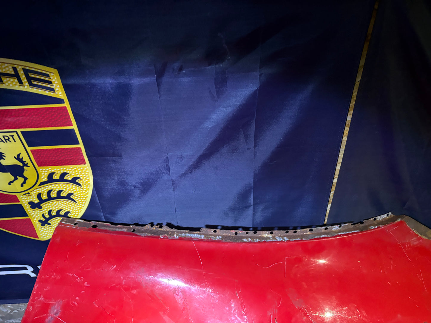 Porsche 911 964 rear left fender cut, used 96450306101