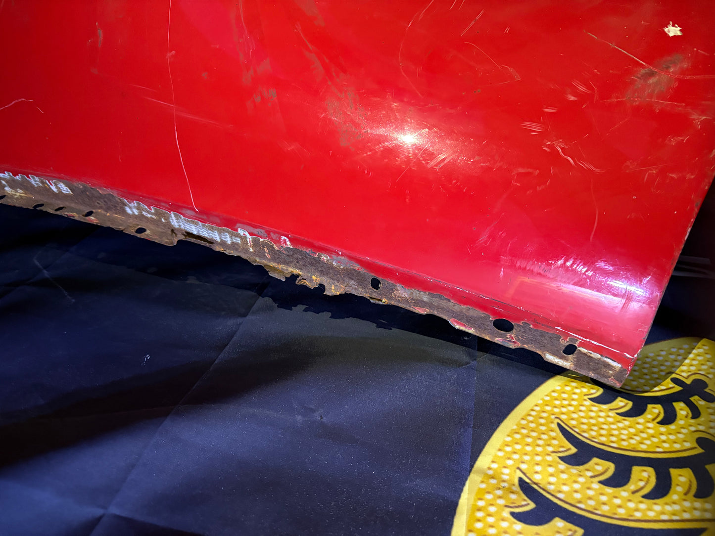 Porsche 911 964 rear left fender cut, used 96450306101