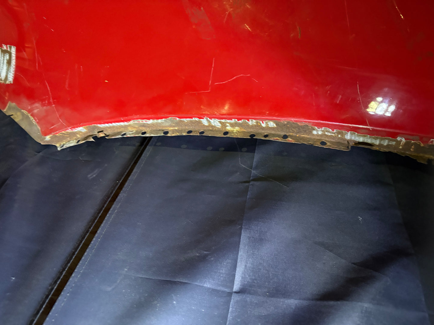 Porsche 911 964 rear left fender cut, used 96450306101