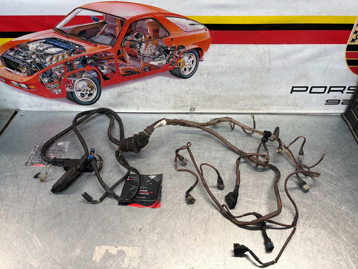 Porsche 928 32V engine wiring loom complete, used M28/43,44,45,46 92860701503