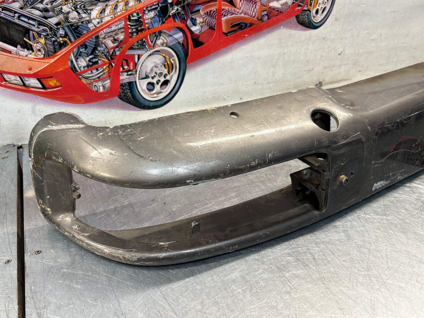 Porsche 944 USA front bumper, used 93150510906
