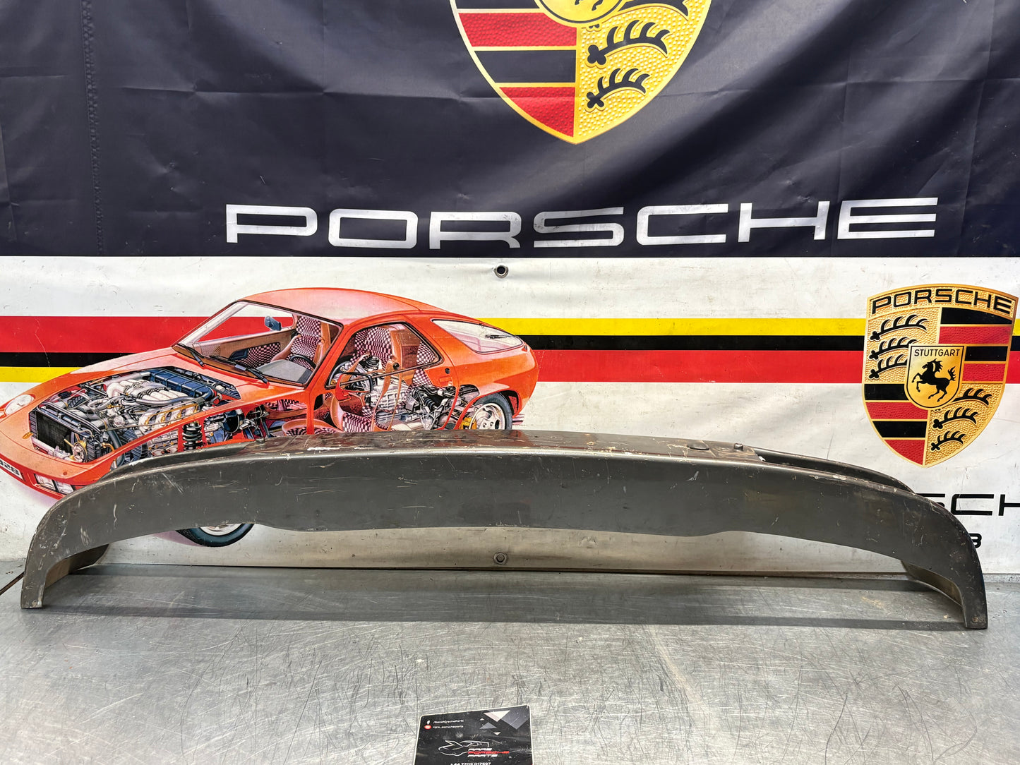 Porsche 944 USA front bumper, used 93150510906