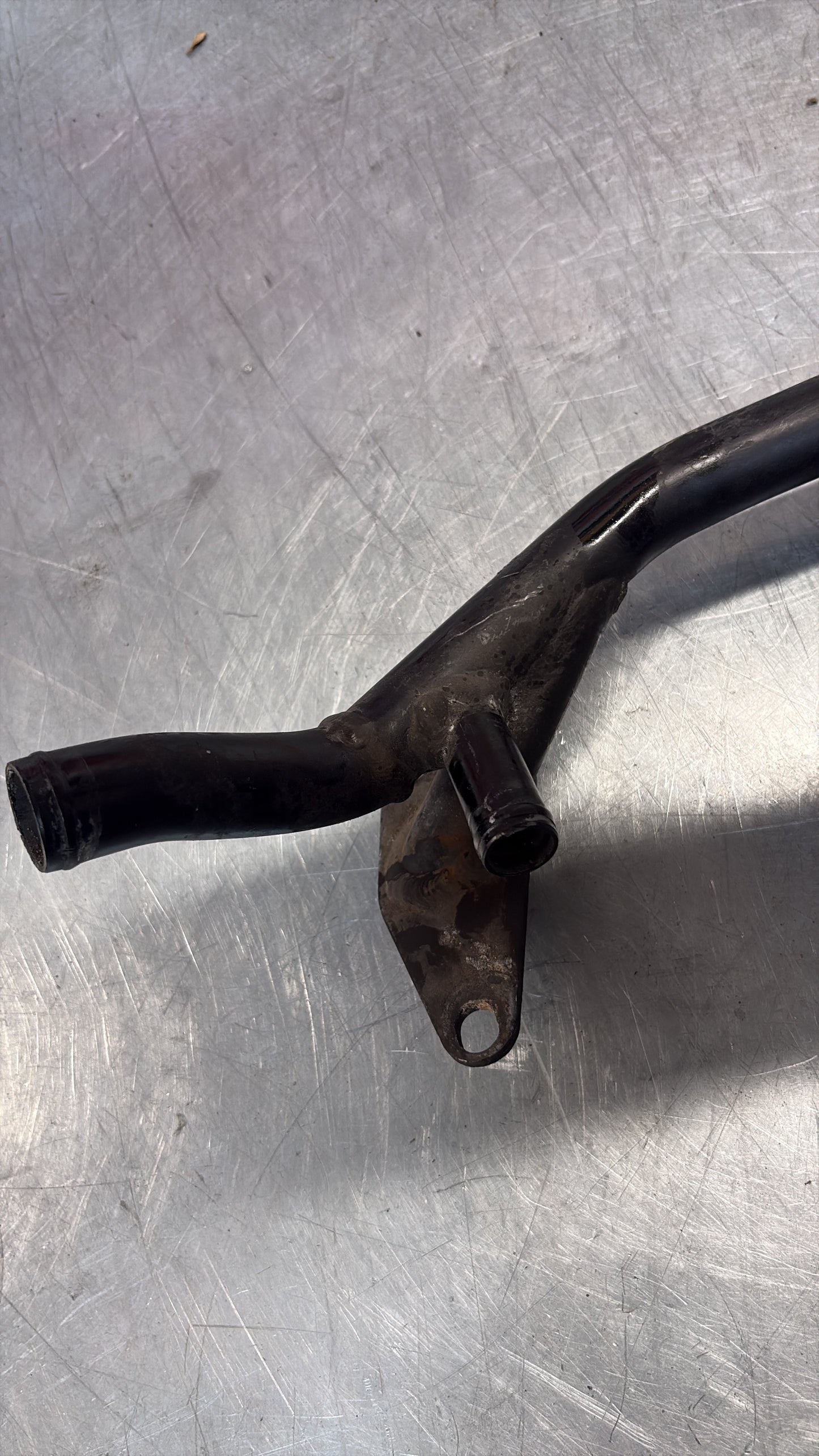 Porsche 944 Turbo 87- water pipe, water manifold, 95111017103, used, welded