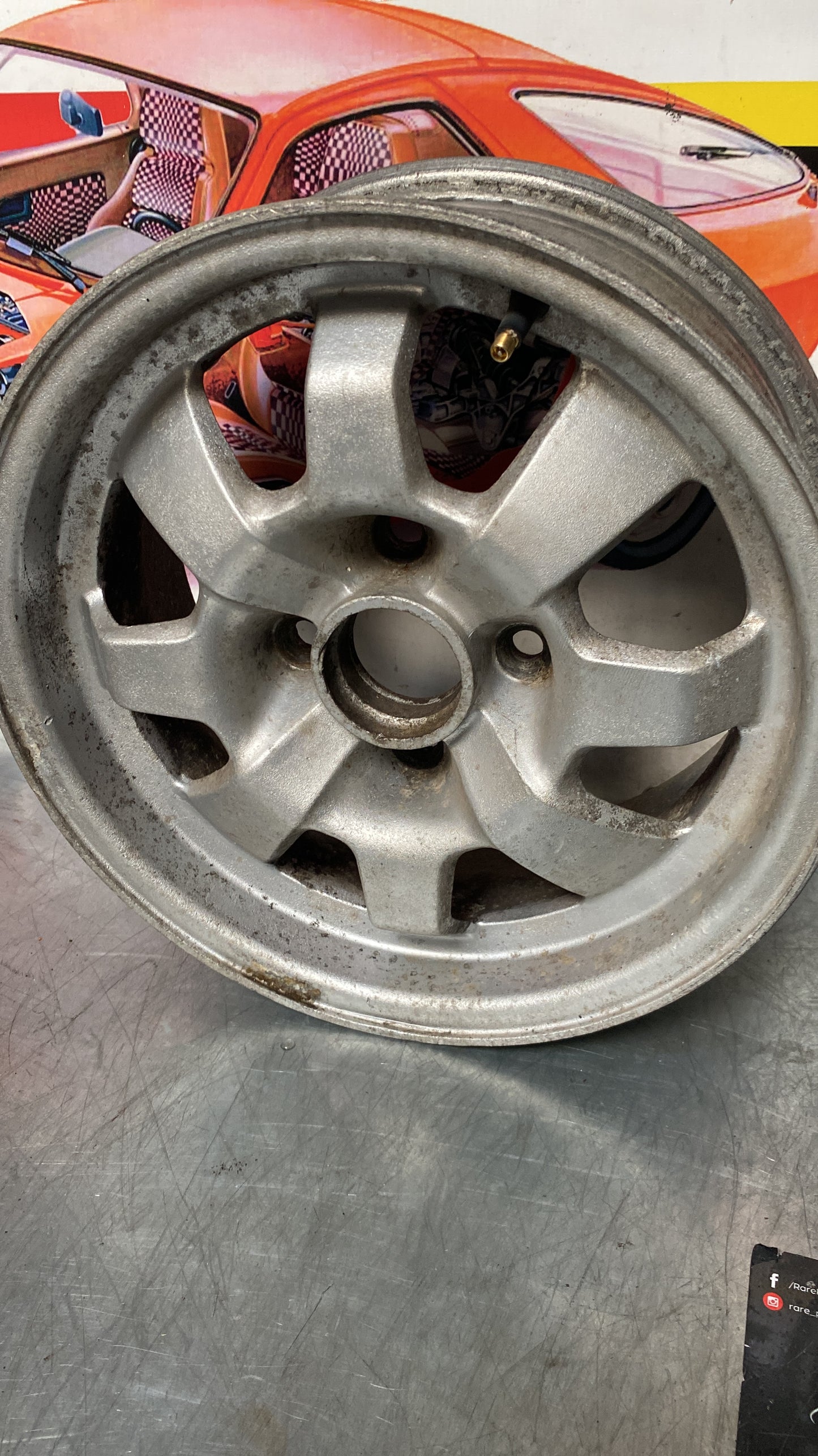 Porsche 924 Genuine set of wheels, 6x14” ET20 4x108 used 477601031B