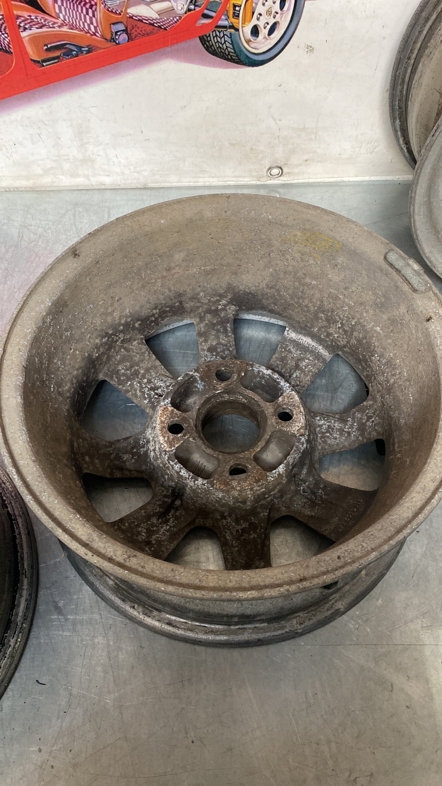 Porsche 924 Genuine set of wheels, 6x14” ET20 4x108 used 477601031B