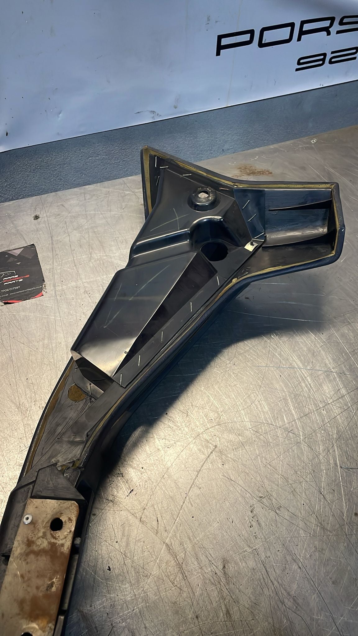 Porsche 928 marine blue door armrest, left, off side, 92855510103, used