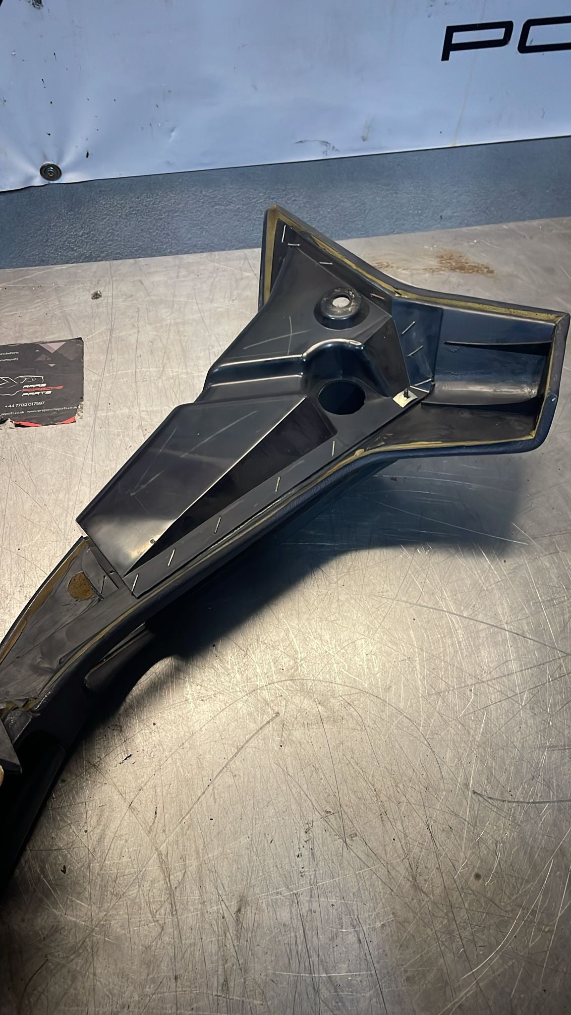 Porsche 928 marine blue door armrest, left, off side, 92855510103, used