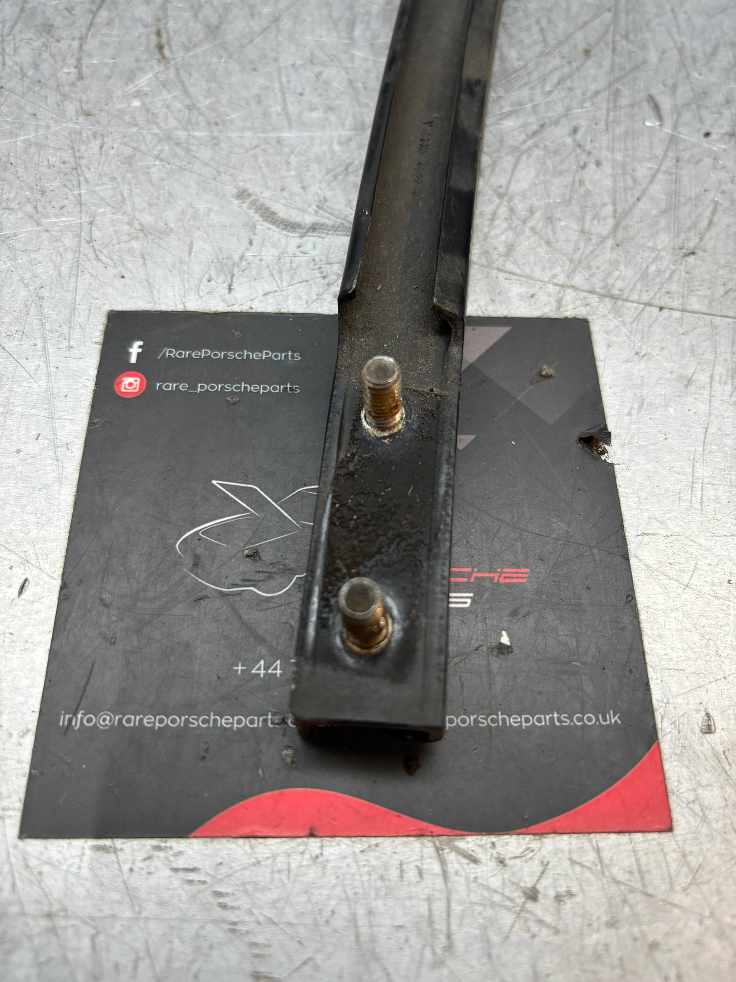 Porsche 944 Cabriolet/ Convertible front door left quarter glass channel 94154290110 used, no glass