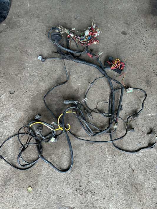 Porsche 924S / 944 engine bay wiring loom, fair condition for Square dash cars, used