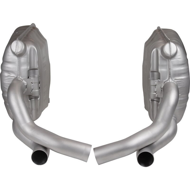 Porsche 997 Sports Exhaust Silencer Set, OE Style, S/S, PC1110063 New