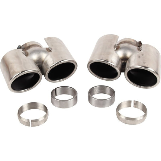Porsche 997 Exhaust Tail Pipe Kit, S/S, PC1110064 New