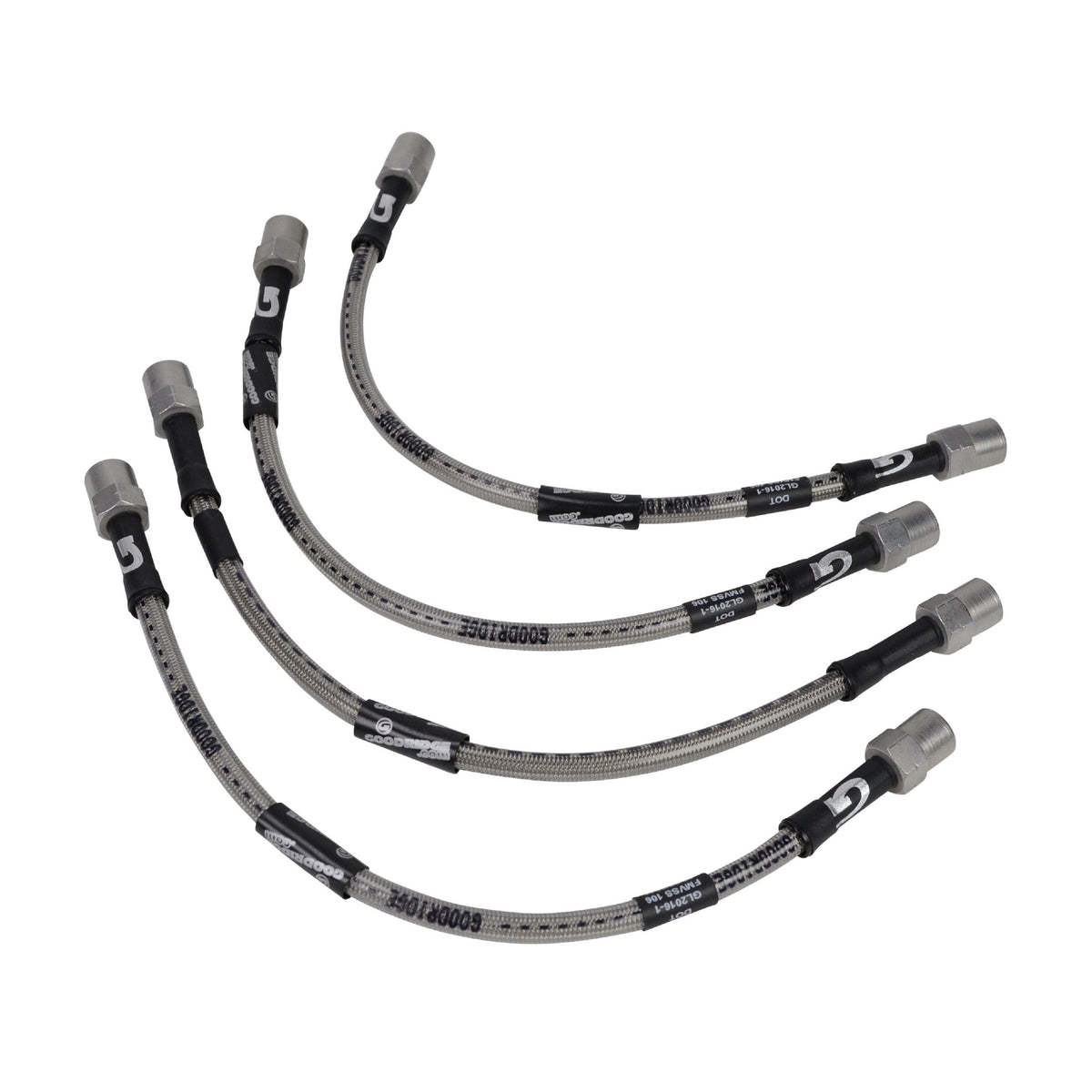 Porsche 996 Goodridge S/Steel Braided Brake Line Kit, PC3550005 New