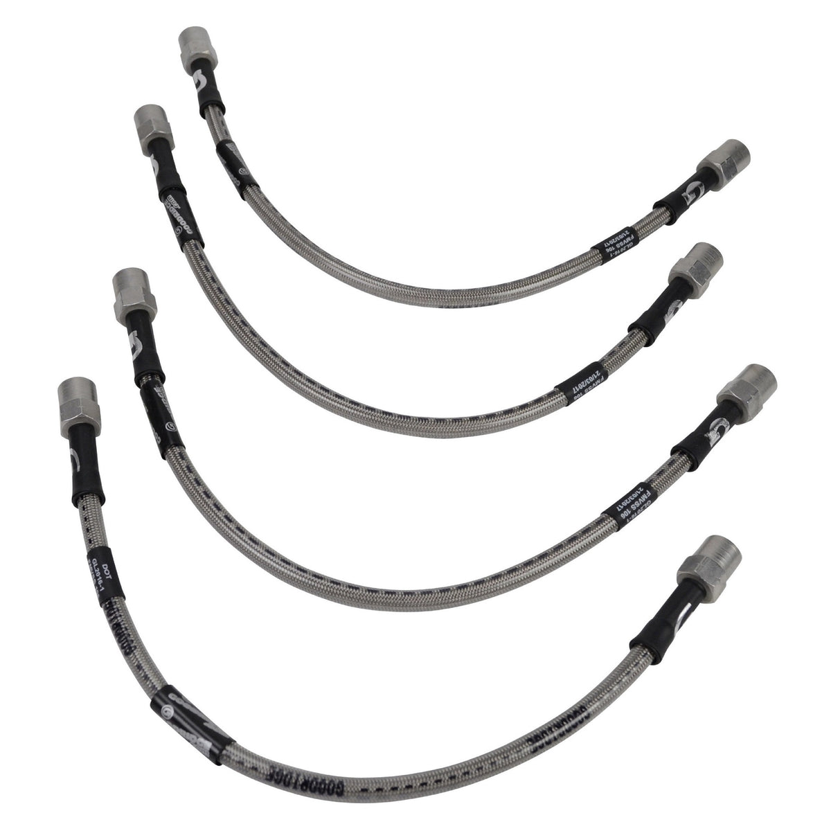 Porsche 997 Goodridge S/Steel Braided Brake Line Kit, PC3550021 New