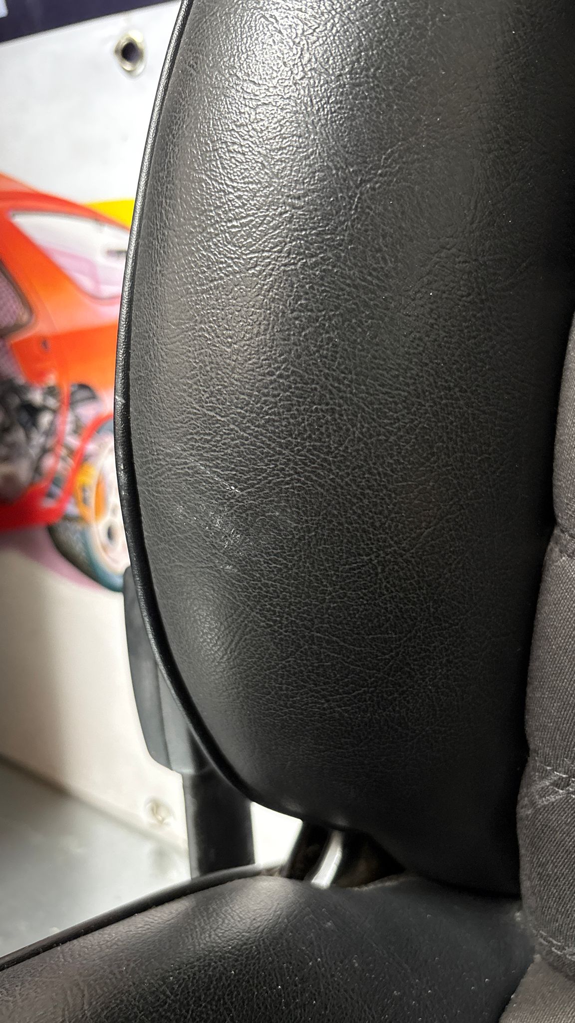 Porsche 944 black seat set, front seats with Porsche scripted fabric, used