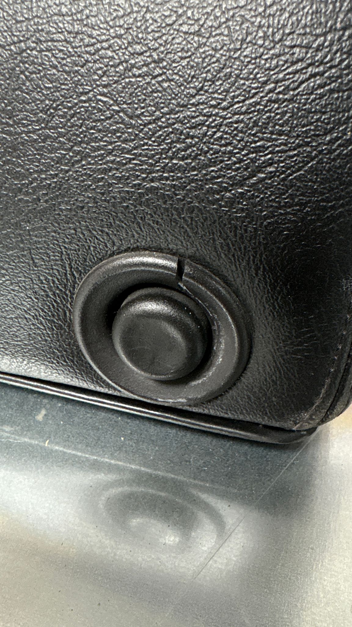 Porsche 944 black seat set, front seats with Porsche scripted fabric, used