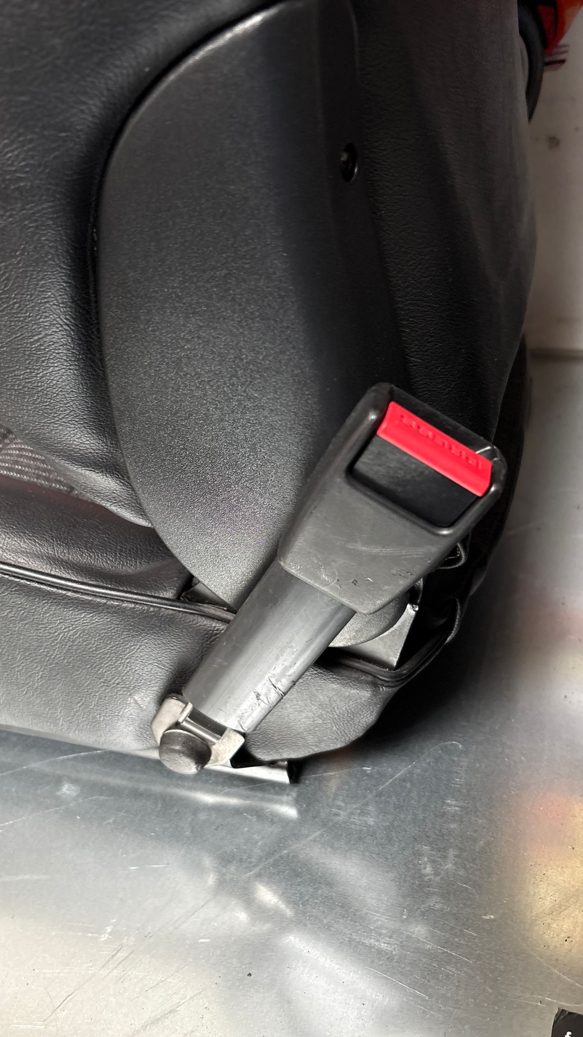 Porsche 944 black seat set, front seats with black /grey pinstripe fabric