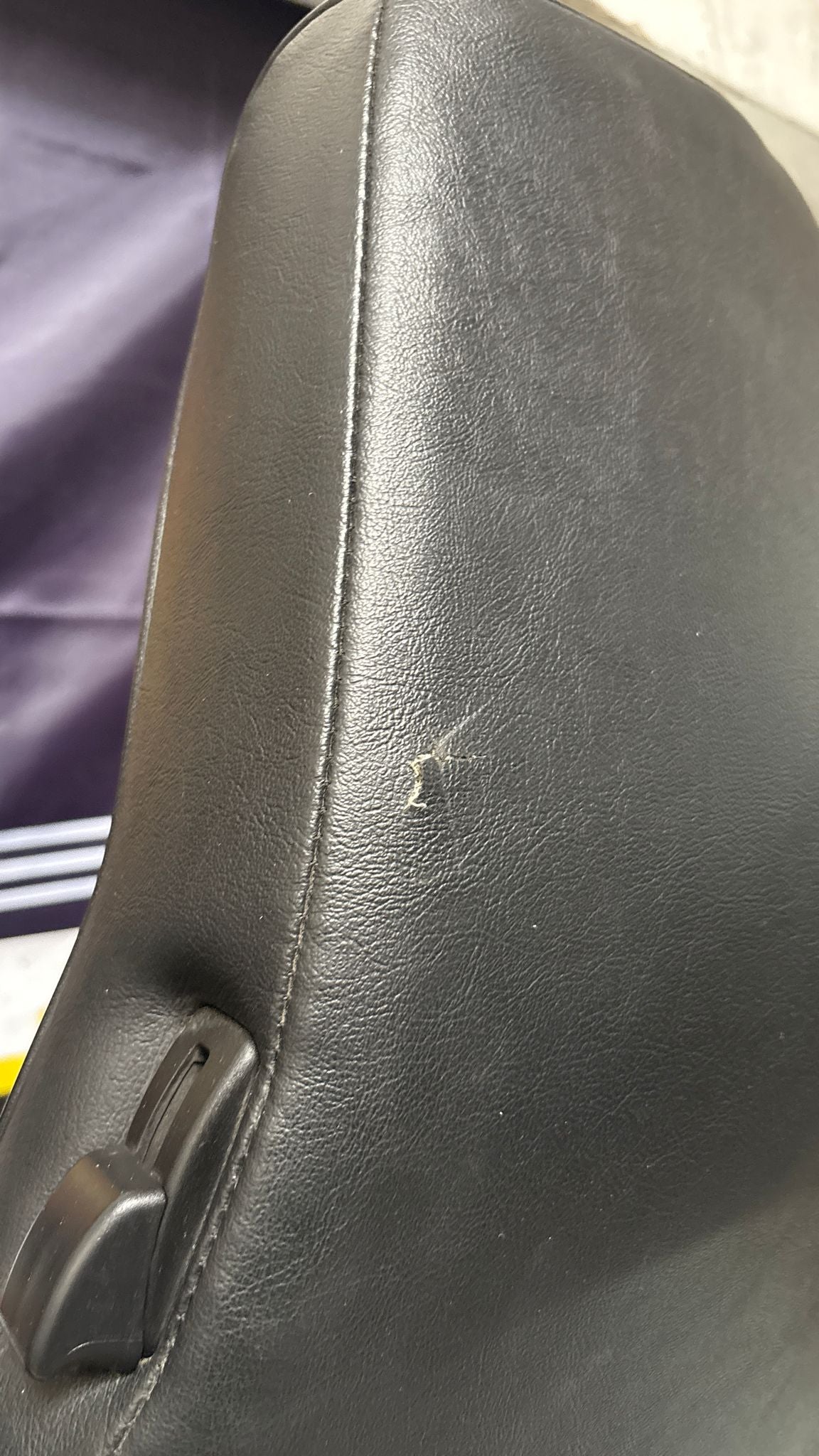 Porsche 944 black seat set, front seats with black /grey pinstripe fabric