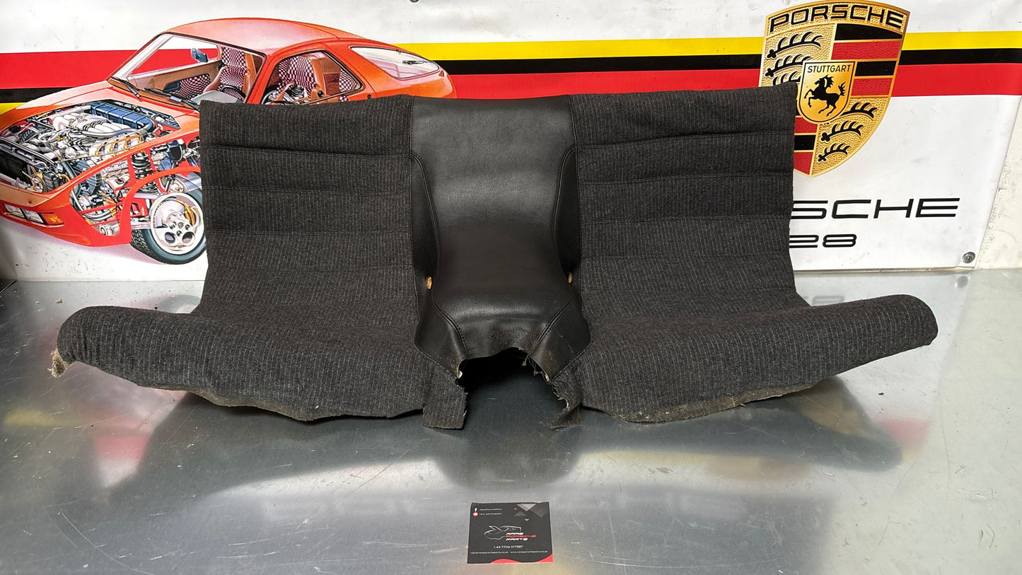 Porsche 944 black seat set, front seats with black /grey pinstripe fabric
