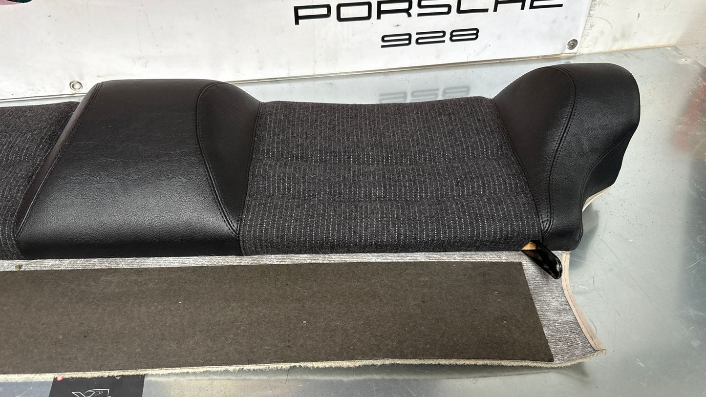 Porsche 944 black seat set, front seats with black /grey pinstripe fabric
