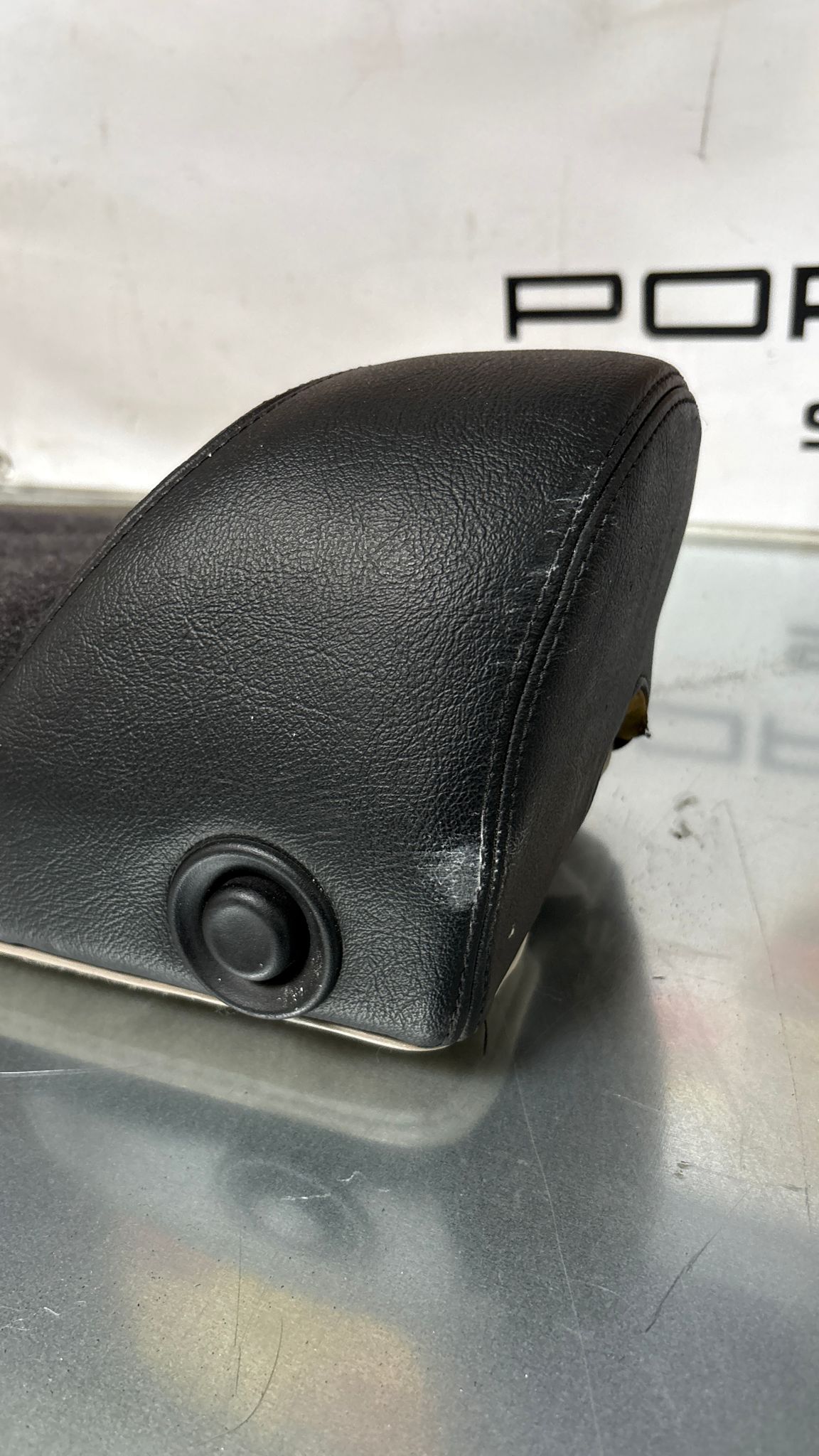 Porsche 944 black seat set, front seats with black /grey pinstripe fabric