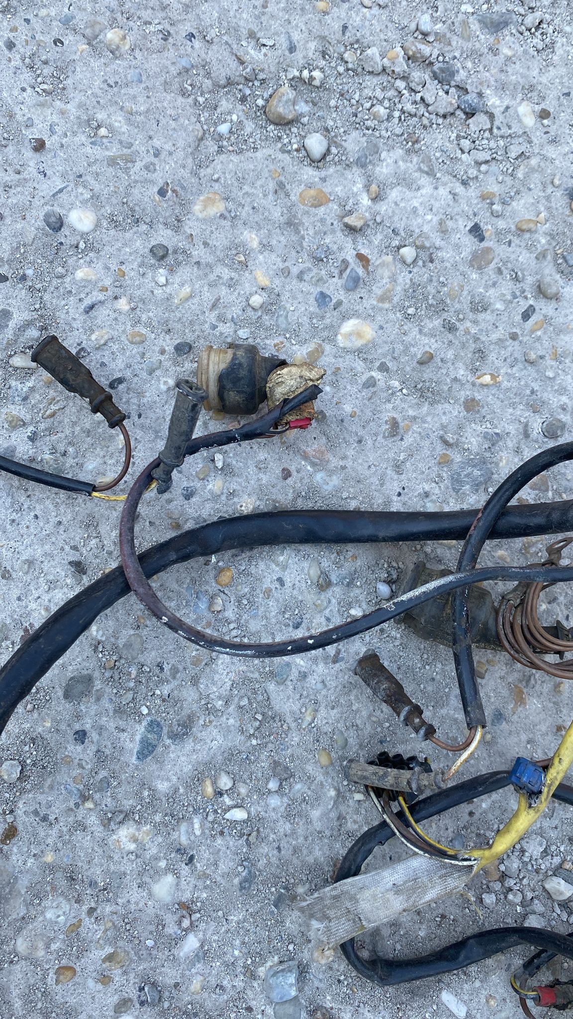 Porsche 944 1985 LHD USA Engine Bay loom with brake sensor, used 94461200126