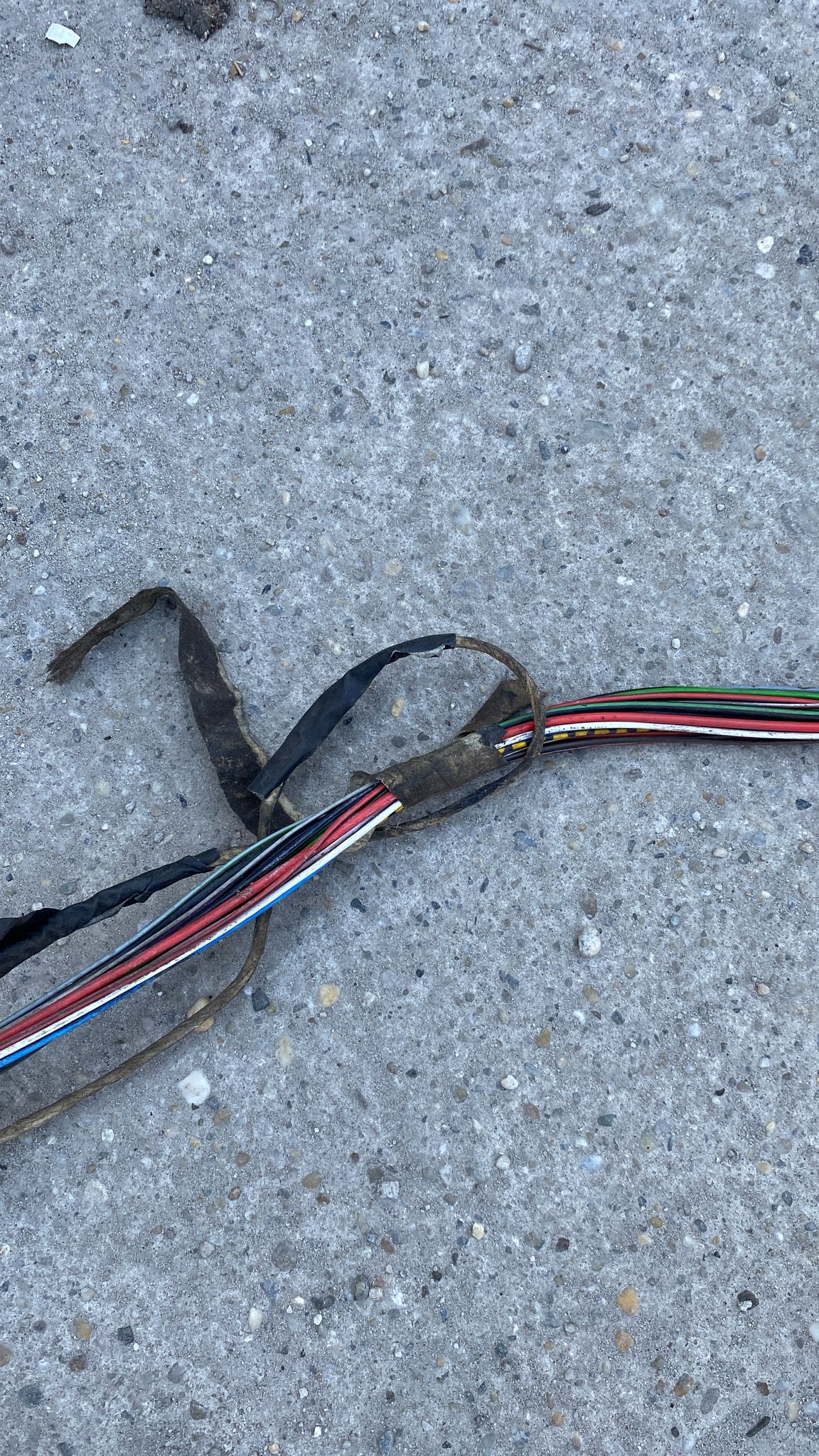 Porsche 944 USA LHD 84-85 Rear end loom with brake sensor,manual , for spares or repair 94461200405