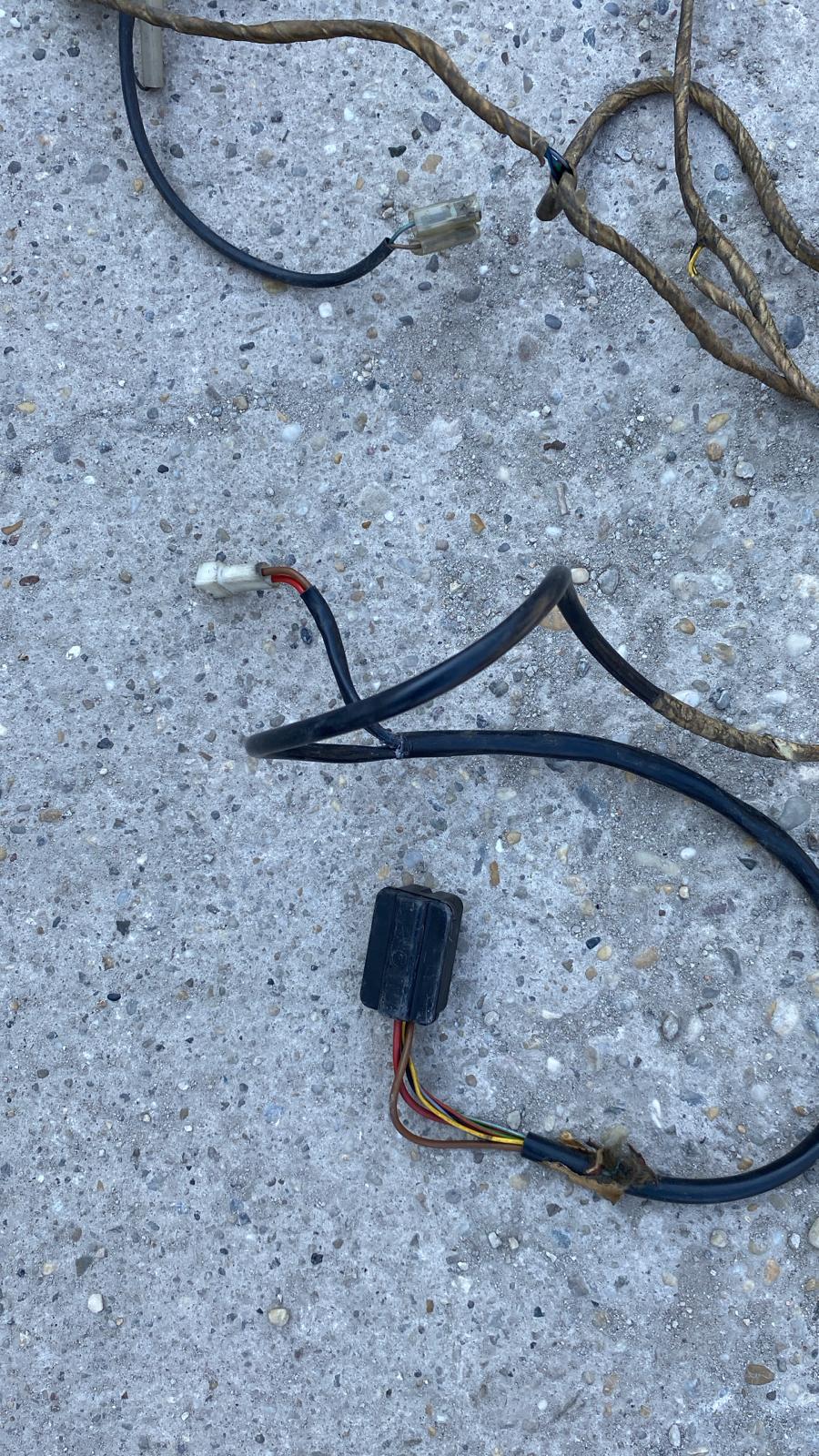 Porsche 944 LHD 85-89 Interior/Dashboard wiring loom manual, with sunroof, used 94461200500