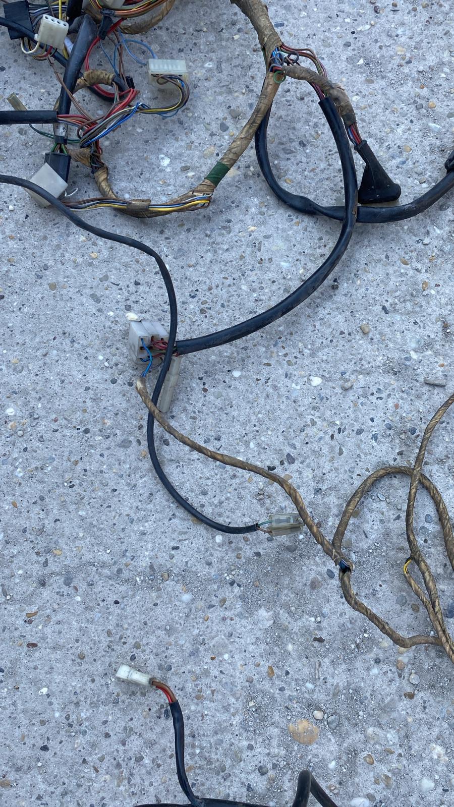 Porsche 944 LHD 85-89 Interior/Dashboard wiring loom manual, with sunroof, used 94461200500