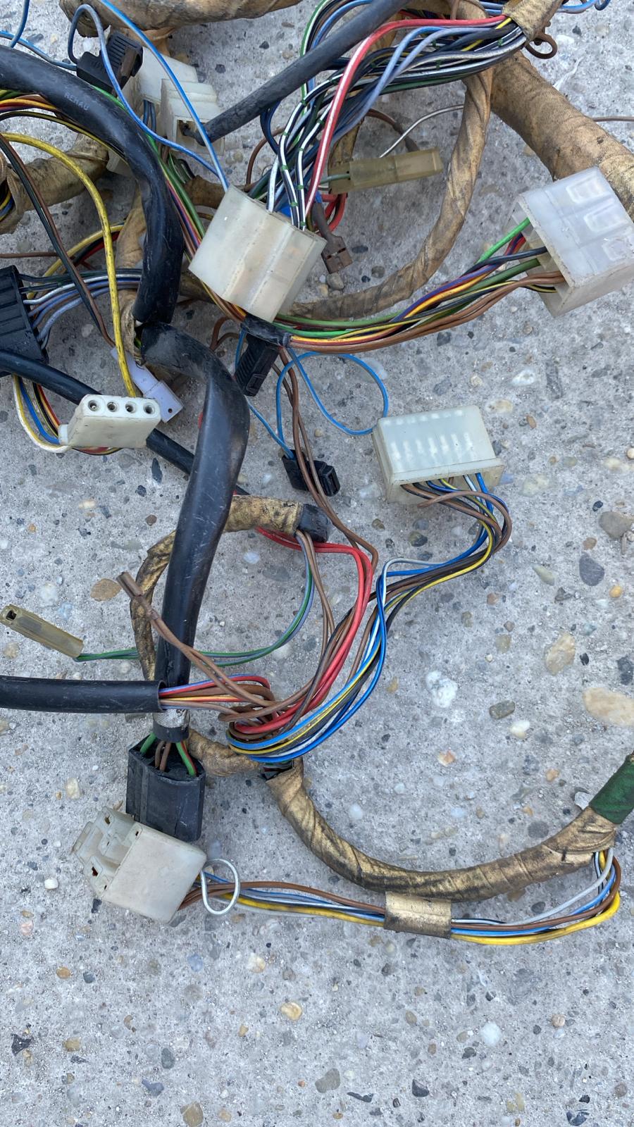 Porsche 944 LHD 85-89 Interior/Dashboard wiring loom manual, with sunroof, used 94461200500